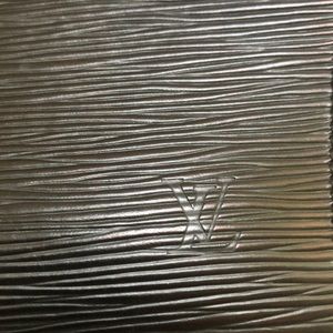 Louis Vuitton black epi leather backpack